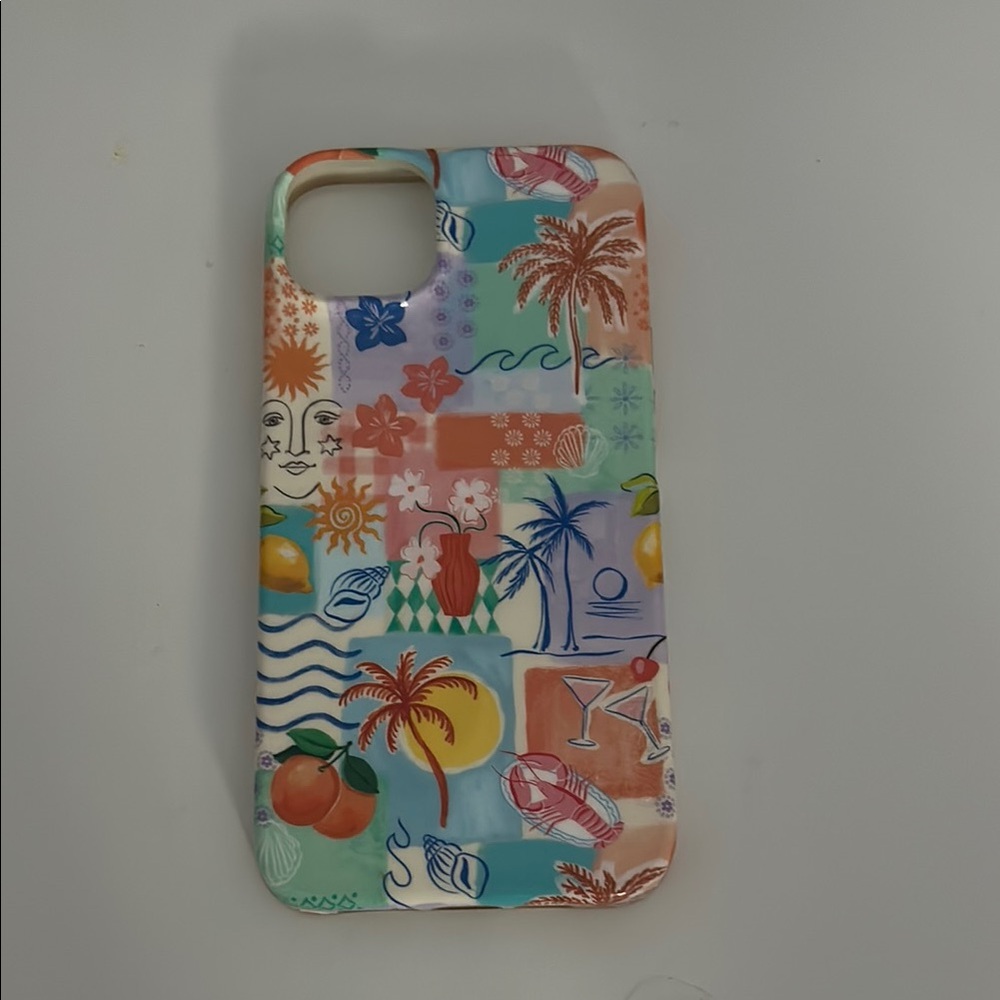 Orange and Blue Protective Phone Case